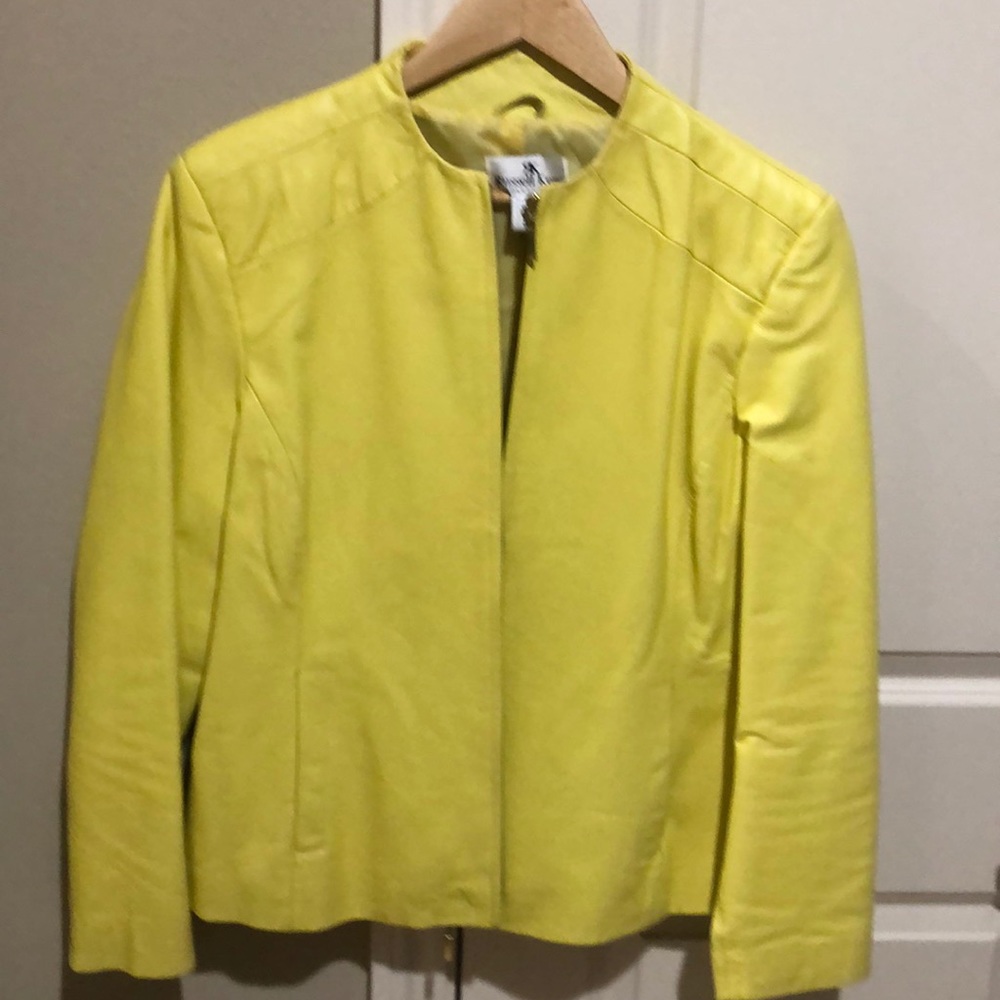 Russell Kemp Lemon Leather Jacket